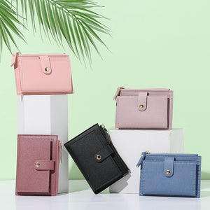 Unistybag Wallets for Women Luxury Designer Wallet Fashion Purses Solid Cute Small Wallet PU Girl Clutch Purse | TageUnlimited
