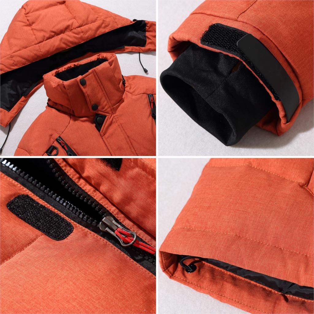 Men White Duck Down Jacket Warm Hooded Thick Puffer Jacket Coat Male Casual High Quality Overcoat Thermal Winter Parka Men | TageUnlimited