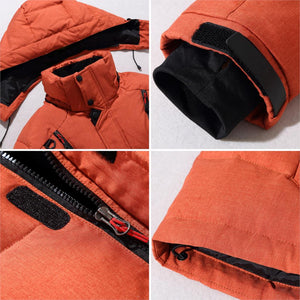 Men White Duck Down Jacket Warm Hooded Thick Puffer Jacket Coat Male Casual High Quality Overcoat Thermal Winter Parka Men | TageUnlimited