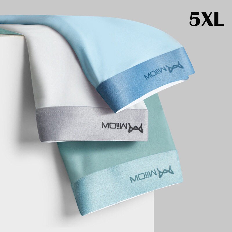 High Quality 3pcs/set Graphene Men Underwear Panty Man Boxer Shorts AAA Antibacterial Ice Silk Panties Men&#39;s Breather Underpants | TageUnlimited