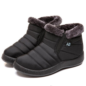 Women Boots Watarproof Ankle Boots For Winter Shoes Women Keep Warm Snow Botines Female  Luxury Zipper Winter Botas Mujer | TageUnlimited