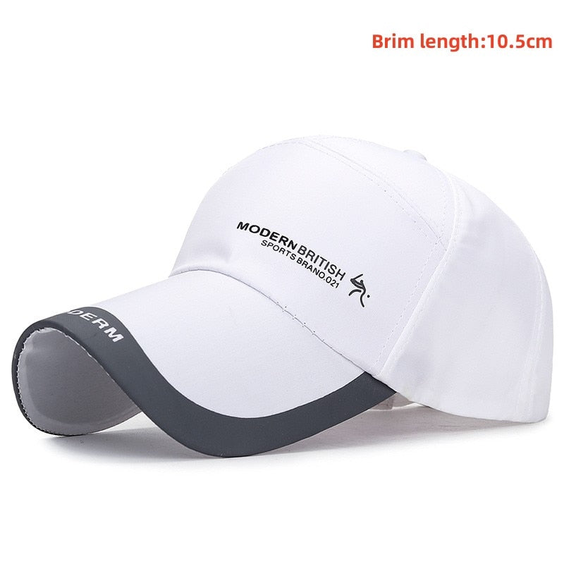 Fashion Men&#39;s Summer Hat Sport Baseball Caps Outdoor Running  Visor Cap Sunscreen Cotton Mesh snapback Caps For Men women | TageUnlimited