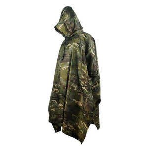 Impermeable Raincoat Poncho Outdoor Military Tactical Rainwear Camping Hiking Hunting Ghillie Suits Travel Umbrella Rain Gear | TageUnlimited