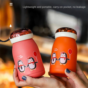 Double Layer Handy Cup Super Cute Feeding Cups Ins 14.3x7.8cm Gift Cup Kitchen Accessories Small Fresh Water Cup. | TageUnlimited