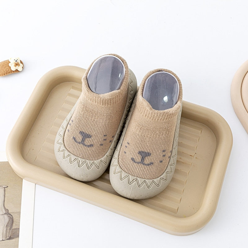 Baby Socks Shoes Baby Cute Cartoon Shoes Kids Boy Rubber Sole Child Floor Sneaker Toddler Girls First Walker Shoes For Newborns | TageUnlimited