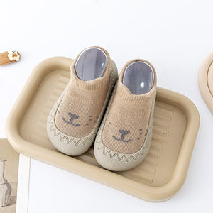 Baby Socks Shoes Baby Cute Cartoon Shoes Kids Boy Rubber Sole Child Floor Sneaker Toddler Girls First Walker Shoes For Newborns | TageUnlimited