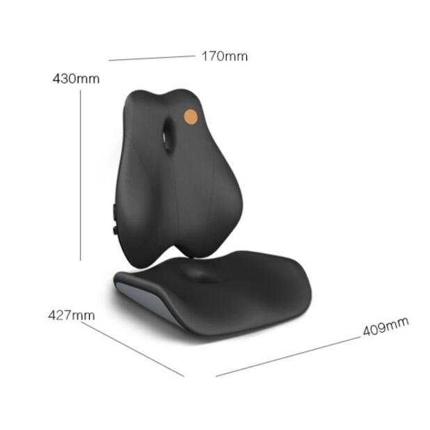 Memory Foam Seat Cushion Orthopedic Pillow Coccyx Office Chair Cushion Support Waist Back Pillow Car Seat Hip Massage Pad Sets | TageUnlimited