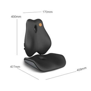 Memory Foam Seat Cushion Orthopedic Pillow Coccyx Office Chair Cushion Support Waist Back Pillow Car Seat Hip Massage Pad Sets | TageUnlimited