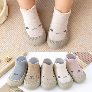 Baby Socks Shoes Baby Cute Cartoon Shoes Kids Boy Rubber Sole Child Floor Sneaker Toddler Girls First Walker Shoes For Newborns | TageUnlimited
