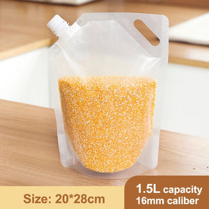 Grains Storage Packaging Bag Cereals Moisture Insect Proof Sealed Bag Thickened Portable Food Rice Bean Container Nozzle Bag | TageUnlimited