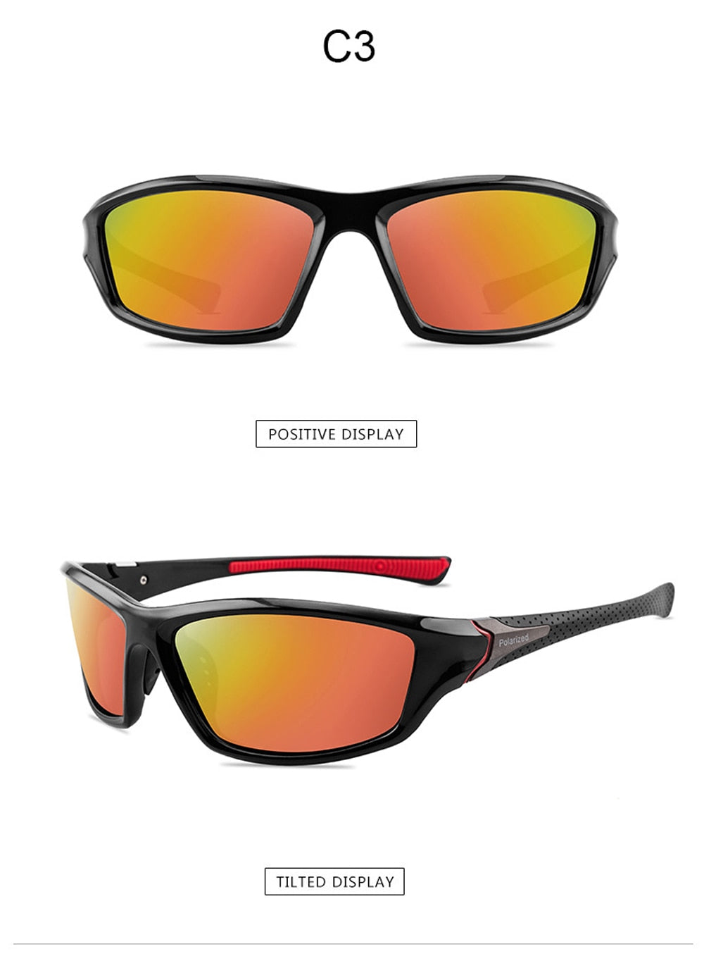 Unisex 100% UV400 Polarised Driving Sun Glasses For Men Polarized Stylish Sunglasses Male Goggle Eyewears | TageUnlimited