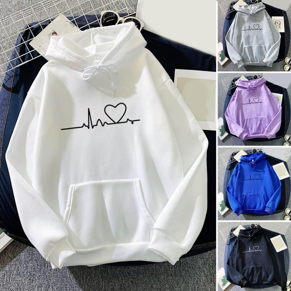 Women Casual Hoodies Autumn Winter New Tricolor Colorblock Letter Print Round Neck Long Sleeve Femininas Pullover Sweater | 0 | TageUnlimited