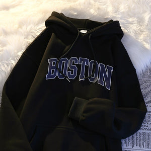 Women's Hooded Sweater Autumn  Hoodies Oversized Winter Small Loose Thin Section Pullover Tops Harajuku Hoodies Print | TageUnlimited