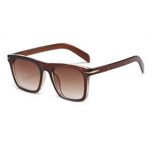 Classic Men Square Sunglasses Fashion Brand Designer Rivet Retro Women Sun Glasses UV400  Beckham Style Driver Eyewear | TageUnlimited