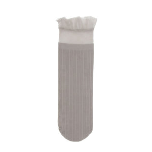 Velvet Woman Socks Ultra-thin Transparent Lace Frilly Ruffle Socks Women Fashion Summer Japane Style Harajuku Retro Long Socks | TageUnlimited