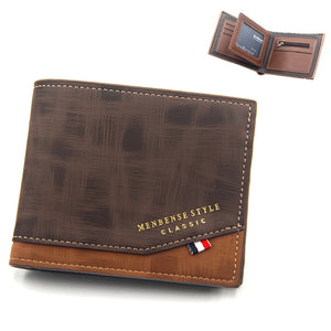 New Fashion PU Leather Wallets for Men with Coin Bag Zipper Small Money Purses Dollar Slim Purse New Design Men&#39;s Wallet | TageUnlimited