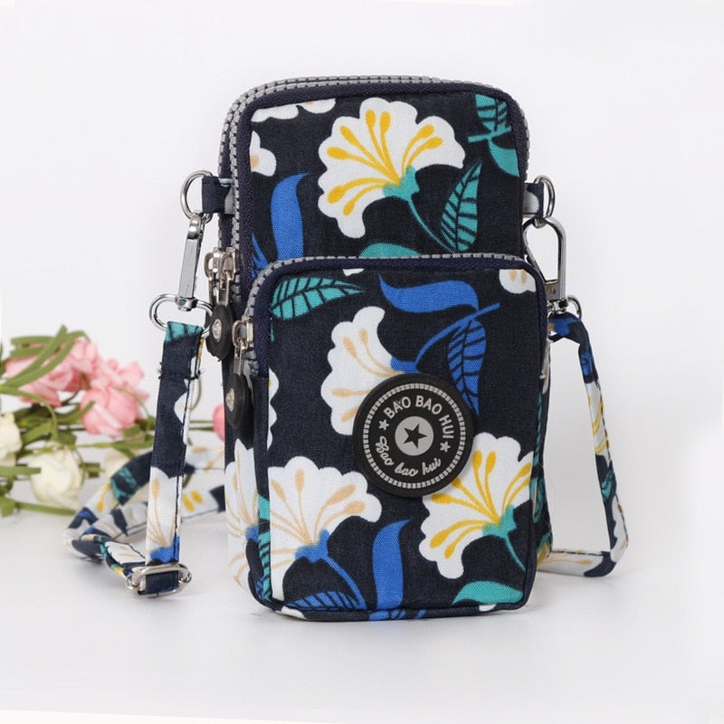 Small Shoulder Bag Nylon Women Mobile Phone Bag Mini Female Messenger Purse Lady Wallet CrossBody Bag Women Handbag | TageUnlimited