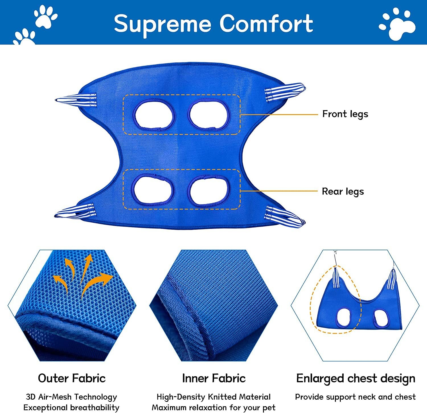 Cat Grooming nail cutting anti scratch bite fixed bag bath Trimming Restraint Bag Pet Beauty hammock hanging Pet Supplies Set | TageUnlimited