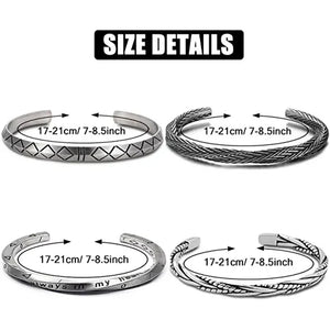 New Simple Twisted Stainless Steel Open Bangles for Men Delicate Silver Color Cuff Bracelet Fashion Casual Party Jewelry