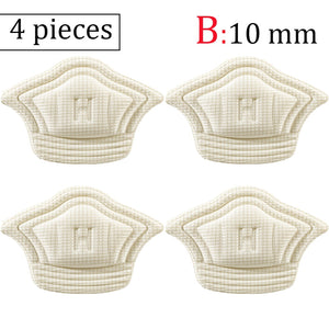 4/2 Pc Insoles Patch Heel Pads for Sport Shoes High Heel Anti Wear Foot Pad Cushion Insert Insole Heel Protector Back Sticker | TageUnlimited