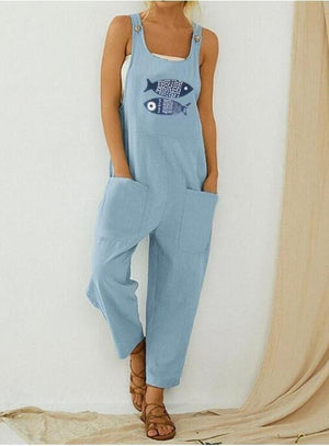 Jump Suits for Women Fashion Jumpsuits Casual Cotton Linen Women Clothing Best Seller Vetement Femme Ropa Mujer Bodysuits New | TageUnlimited