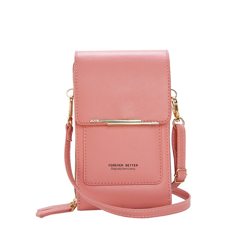 3 Style Women Bags Soft Leather Wallets Touch Screen Cell Phone Purse Crossbody Shoulder Strap Handbag for Lady | TageUnlimited