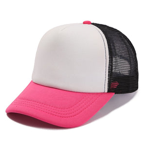 Unisex Cap Casual Plain Mesh Baseball Cap Adjustable Snapback Hats. | TageUnlimited