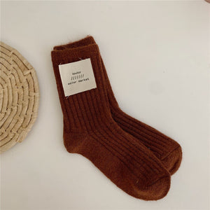 Women&#39;s Socks Warm Wool Winter Thick Snow Casual Cashmere Business Socks Harajuku Designer Socks | TageUnlimited