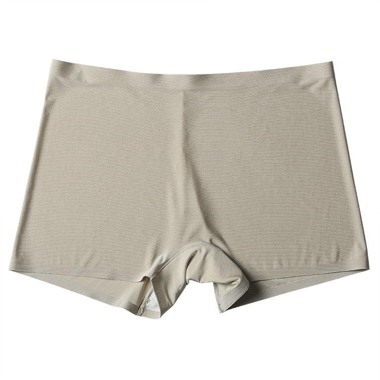 Seamless Short Spandex Ice Silk Safety Shorts Pants Women Boyshorts Under Skirt Underwear Breathable No Curling Boxers for Women | TageUnlimited