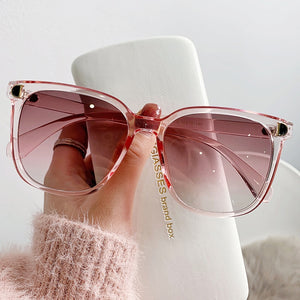 Fashion Oversized Sunglasses Woman Brand Designer Vintage Square Sun Glasses Female Big Frame Gradient Shades Oculos De Sol | TageUnlimited