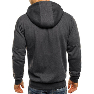 Brand New Men Hoodies Sweatshirts Leisure Cardigan Men Hooded Pullovers Jacquard Casual Man Hoody Sweatshirt Jackets | TageUnlimited