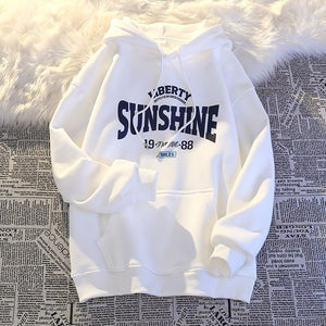 Women's Hooded Sweater Autumn  Hoodies Oversized Winter Small Loose Thin Section Pullover Tops Harajuku Hoodies Print | TageUnlimited