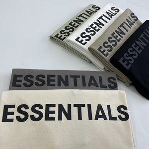 ESSENTIALS T-shirt Loose Rubber Letter logo Ovesized Short Sleeve Hip hop Unisex 100% Cotton Sports Tees | TageUnlimited