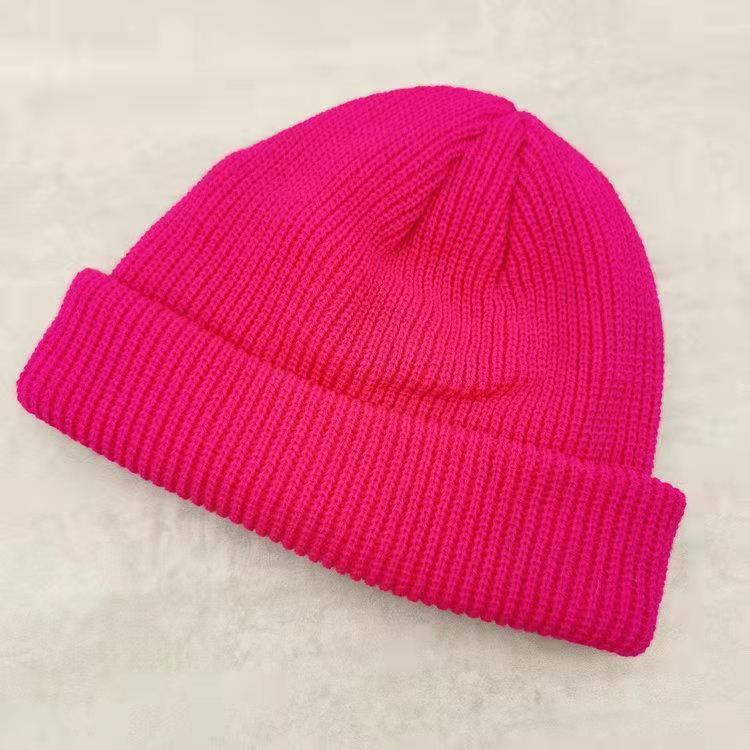 Fashion Hip Hop Beanie Knitted Hat Men Skullcap Women Winter Warm Brimless Baggy Melon Cap Cuff Docker Fisherman Beanies Hats | TageUnlimited
