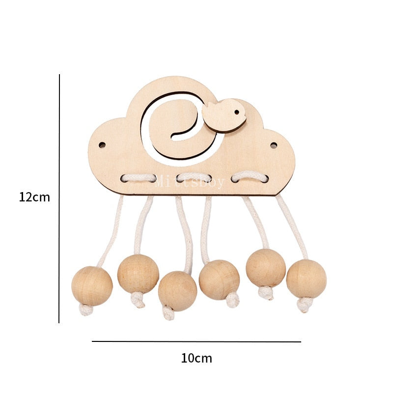 Montessori Busy Board DIY Accessories Early Learning Toy Matching Puzzle Kindergarten Education Hourgla Shoe Maze brain game Toy | TageUnlimited