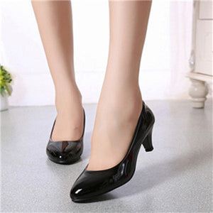 Female Pumps Nude Shallow Mouth Women Shoes Fashion Office Work Wedding Party Shoes Ladies Low Heel Shoes Woman Autumn | TageUnlimited