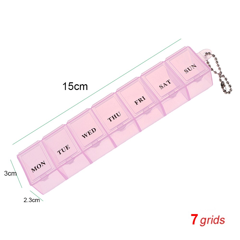 Tcare Travel Pill Organizer Moisture Proof Pills Box for Pocket Purse Daily Pill Case Portable Medicine Vitamin Holder Container | TageUnlimited