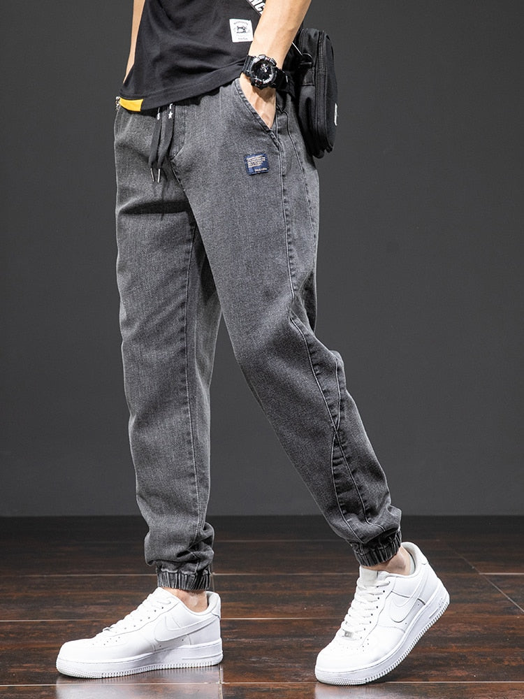 Spring Summer Black Blue Cargo Jeans Men Streetwear Denim Jogger Pants Men Baggy Harem Jean Trousers Plus Size 6XL 7XL 8XL | TageUnlimited
