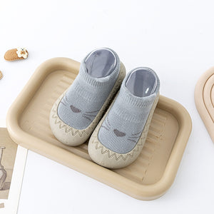 Baby Socks Shoes Baby Cute Cartoon Shoes Kids Boy Rubber Sole Child Floor Sneaker Toddler Girls First Walker Shoes For Newborns | TageUnlimited