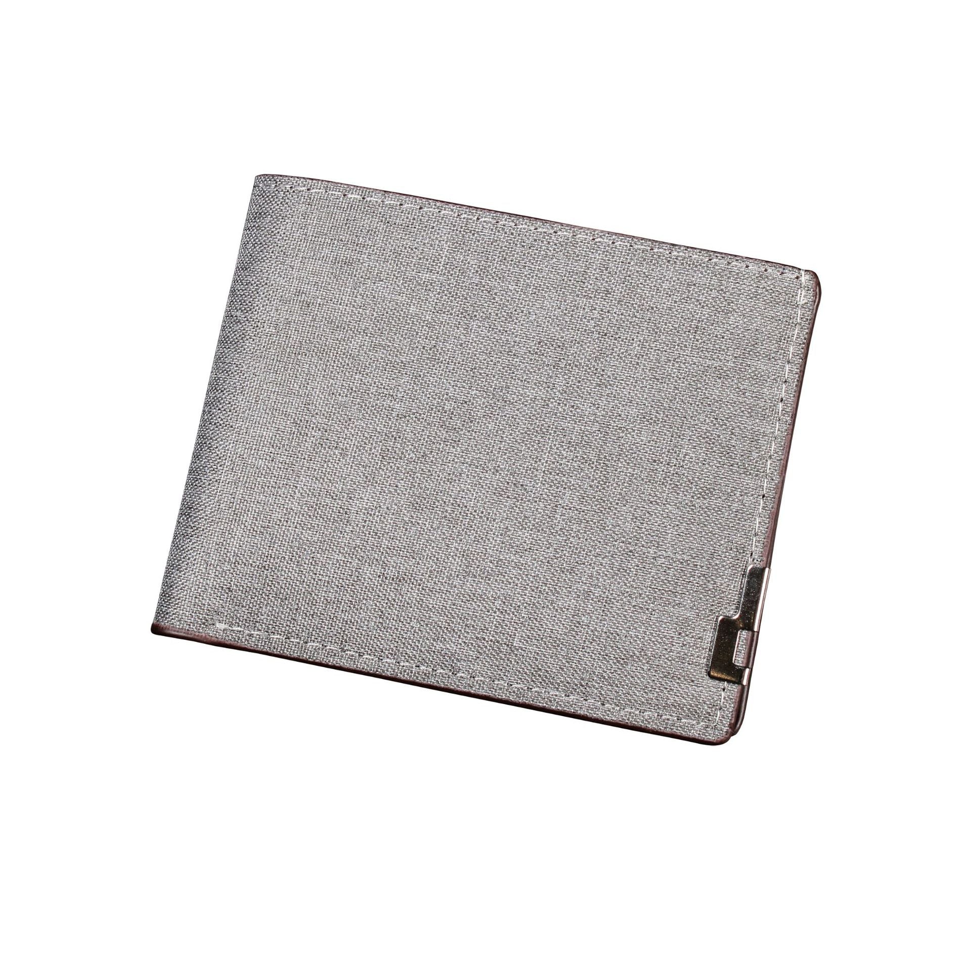 Denim Wallets Purses Men Women Inserts Business Foldable Cowhide Wallet Picture Coin Purse Slim Money Credit ID Cards Holder Bag | TageUnlimited