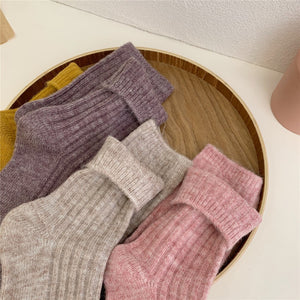 Women Socks Warm Wool Winter Thick Snow Casual Cashmere Business Socks Harajuku Designer Socks | TageUnlimited