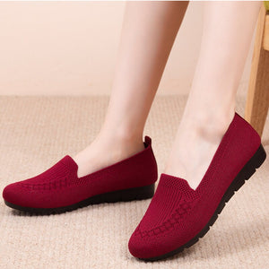 Mesh Breathable Sneakers Women Breathable Light Slip on Flat Casual Shoes Ladies Loafers Socks Shoes Women Zapatillas Mujer | TageUnlimited