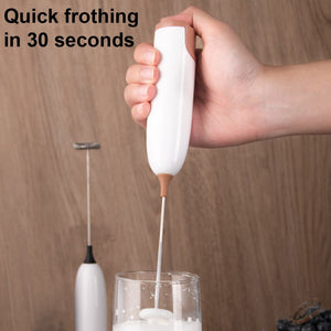Electric Milk Frother Kitchen Drink Foamer Whisk Mixer Stirrer Coffee Cappuccino Creamer Whisk Frothy Blend Whisker Egg Beater | TageUnlimited