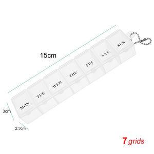 Tcare Travel Pill Organizer Moisture Proof Pills Box for Pocket Purse Daily Pill Case Portable Medicine Vitamin Holder Container | TageUnlimited