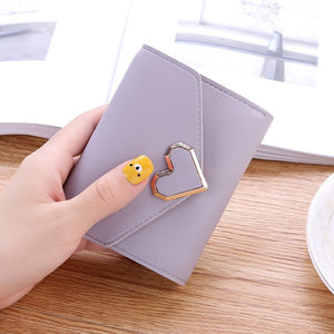 Fashion Women Wallets Leather Female Purse Mini Hasp Solid Multi-Cards Holder Coin Short Wallets Slim Small Wallet Zipper Hasp | TageUnlimited