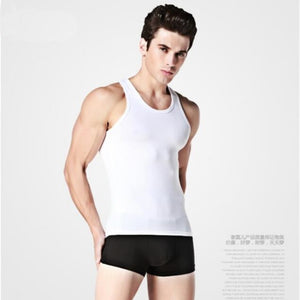 Hot Sale 3pcs / 100% Cotton Mens Sleeveless Tank Top Solid Muscle Vest Undershirts O-neck Gymclothing Tees Whorl Tops | TageUnlimited