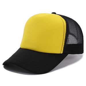 Unisex Cap Casual Plain Mesh Baseball Cap Adjustable Snapback Hats. | TageUnlimited