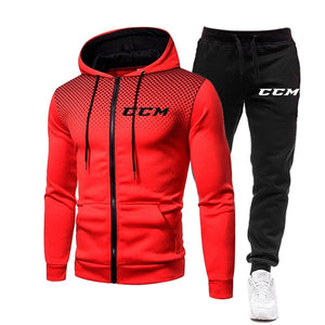 Brand New Fall Men CCM Sets Pants Clothing Sweatsuit Cardigan Fashion Hoodies Clothes Trousers Sportswear Sweatpants Tracksuits | TageUnlimited