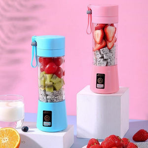 Portable Blender Mini Mixer Electric Juicer Machine Fresh Fruit Juice Blender Smoothie Maker Blender Cup Bottle A Travel Kitchen | TageUnlimited