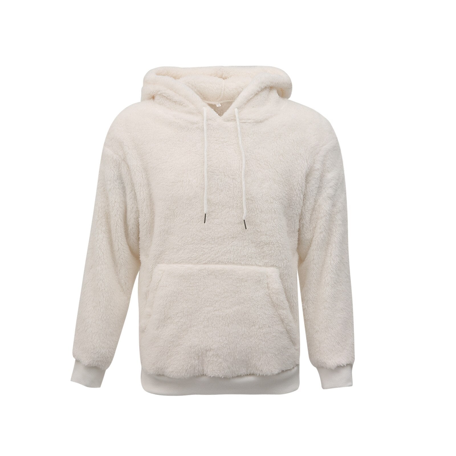 New Autumn and Winter Warm Men´s Wool Hooded Sweatshirts Letter Print Hooded Pullover Kangaroo Pocket Hooded Fleece Sweatshirts | TageUnlimited